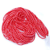 11SB342-C: Czech Seed Bead True Cut Sfinx Lt Red 11/0 - 6 Hanks