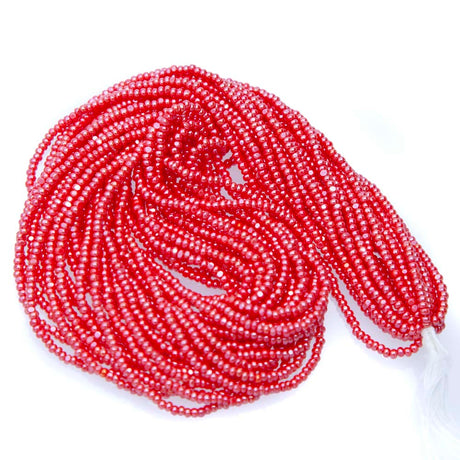 11SB342-CR: Czech Seed Bead True Cut Sfinx Light Red 11/0