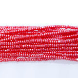 11SB342-C: Czech Seed Bead True Cut Sfinx Lt Red 11/0 - 6 Hanks