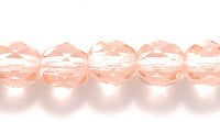 6FC291R: CZ FACET RD Trans Pink 6mm 50PC