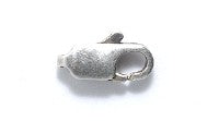 12FI143-ASR: Clasp Lobster ANT Silver 12x5mm 4PC