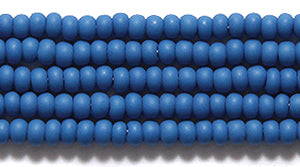 10SB168-M: CZ Seed Bead OP Teal Blue 10/0 Matte 5HK