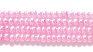 10SB693: CZ Seed Bead Pearl DK Pink 10/0 5HK