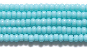 10SB164-TA: CZ Seed Bead Solgel Turquoise Blue 10/0 5HK