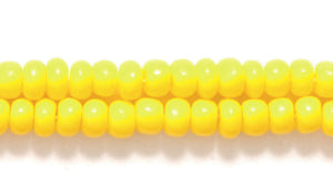 8SB126: CZ Seed Bead Opaque DK Yellow 8/0 6HK