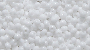 11SB112-CL: CZ Seed Bead True Cut White  11/0 50GM