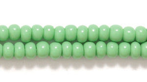 8SB183: CZ Seed Bead Opaque MED Green 8/0 3HK