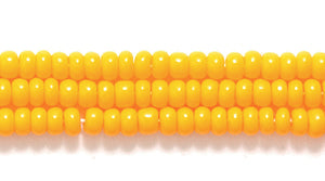 10SB132: CZ Seed Bead Opaque LT Orange 10/0 5HK