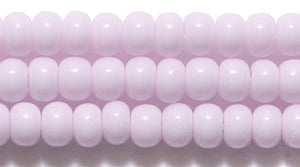 6SB191: CZ Seed Bead Opaque Petal Pink 6/0 36STR