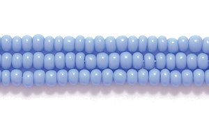 11SB170: CZ Seed Bead Op Powder Blue 11/0 6HK