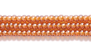 11SB356-T: CZ Seed Bead Sfinx TR DK Topaz 11/0 6HK