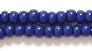 6SB178: CZ Seed Bead Opaque Navy Blue 6/0 36STR