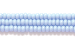 10SB160: CZ Seed Bead Opaque Pale Blue 10/0 5HK