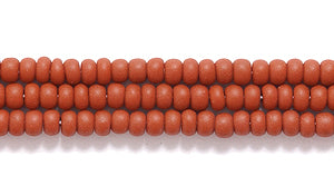 11SB152-M: CZ Seed Bead Op LT Brown Matte 11/0 6HK