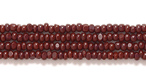 13SB156-C: CZ Seed Bead Charlotte True Cut DK Brown 13/0 18HK