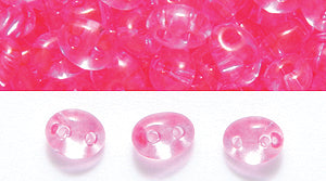 74SB6292: CZ Twin 2-H Sol Gel Pink 2.5x5mm