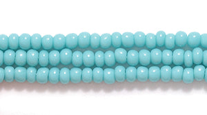 11SB185: CZ Seed Bead Op Turquoise Green 11/0 6HK