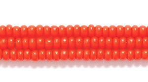 11SB142: CZ Seed Bead Op LT Red 11/0 6HK