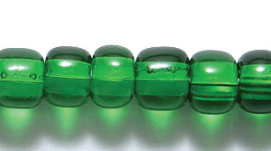 1SB284: CZ Seed Bead TR Christmas Green 1/0 18STR