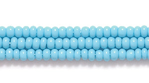 11SB164: CZ Seed Bead Op Turquoise Blue 11/0 6HK