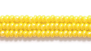 11SB326: CZ Seed Bead Sfinx DK Yellow 11/0 6HK