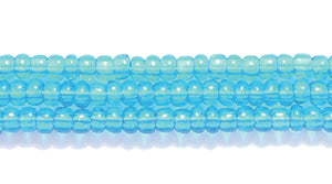 11SB264: CZ Seed Bead TR Aqua 11/0 6HK