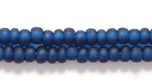 8SB269-M: CZ Seed Bead Montana Blue Matte 8/0 6HK