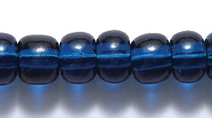 1SB269: CZ Seed Bead TR Montana Blue 1/0 18STR