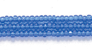 11SB274-C: CZ Seed Bead True Cut TR Sapphire 11/ 6HK