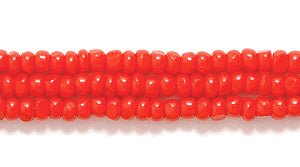 11SB144-C: CZ Seed Bead True Cut Op MED Red 11/0 6HK