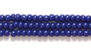 10SB178: CZ Seed Bead Opaque Navy Blue 10/0 5HK