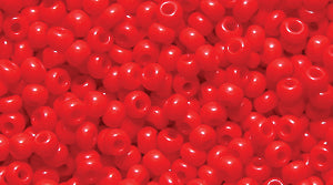 11SB142-L: CZ Seed Bead Op LT Red 11/0  100GM