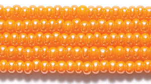 10SB332: CZ Seed Bead Sfinx Orange 10/0 5HK