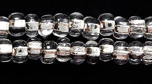 6SB412: CZ Seed Bead Silver Lined Crystal 6/0 36STR