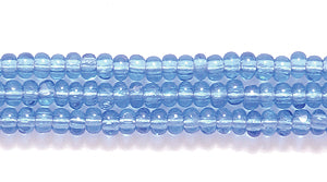 11SB272-C: CZ Seed Bead True Cut TR LT Sapphire 11/0 6HK