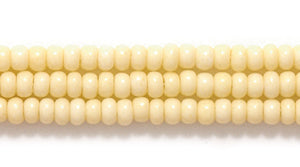 10SB151: CZ Seed Bead Opaque Tan Effect 10/0 5HK