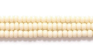 11SB150: CZ Seed Bead Op Bone Effect 11/0 6HK