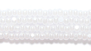 11SB612-C: CZ Seed Bead True Cut Pearl White 11/0 6HK