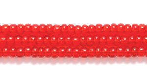 11SB244: CZ Seed Bead TR Ruby 11/0 6 HK