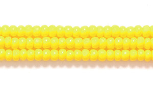 11SB126-C: CZ Seed Bead True Cut Op DK Yellow 11/0 6HK