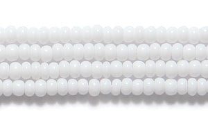 11SB112: CZ Seed Bead Op White 11/0 6HK