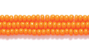 11SB134: CZ Seed Bead Op Orange 11/0 6HK