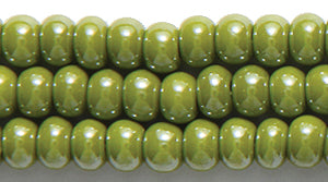 6SB383-OV: CZ Seed Bead Sfinx Olive Green 6/0 36STR