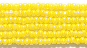 11SB322-C: CZ Seed Bead True Cut Sfinx LT Yellow 11/0 6HK