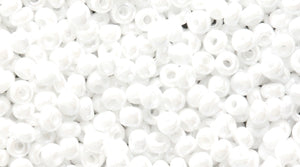 11SB312-L: CZ Seed Bead Sfinx Chalk White 11/0  150GM