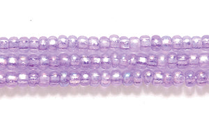 11SB6597: CZ Seed Bead Sol Gel TR Tanzanite AB 11/0 6HK