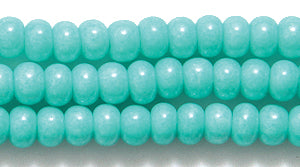 6SB185-TA: CZ Seed Bead Terra Opaque Turquoise Green #16358 6/0 36STR