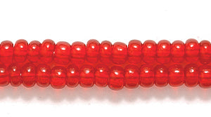 8SB244: CZ Seed Bead TR Ruby 8/0 3HK