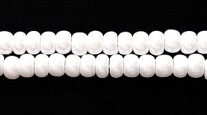 8SB312: CZ Seed Bead Sfinx White 8/0 3HK