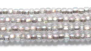 10SB412-AB: CZ Seed Bead Silver Lined Crystal AB 10/0 5HK